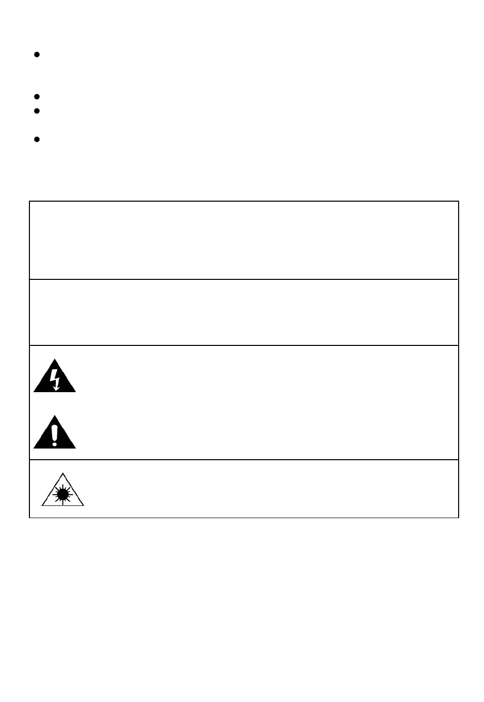 Caution, 3 caution, Risk of electric shock - do not open | Safety precautions | Jensen Studebaker SB6060 User Manual | Page 4 / 12