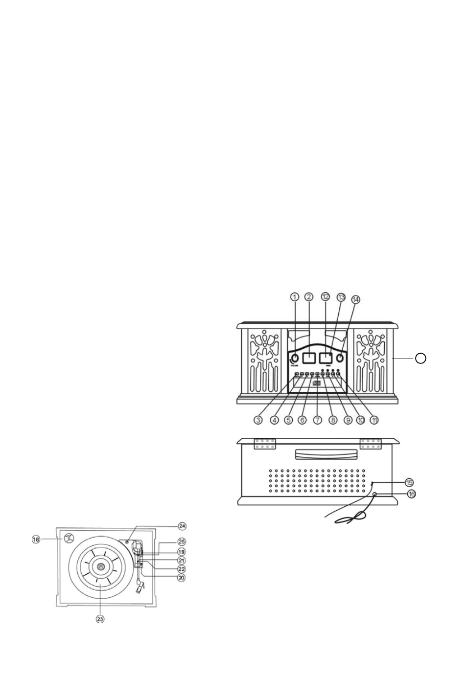 4 before use, Location of controls | Jensen Studebaker SB6060 User Manual | Page 5 / 12