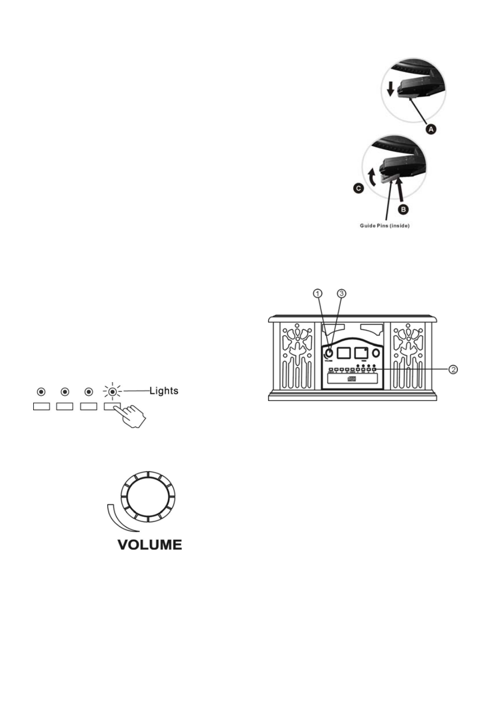 6 how to replace the turntable stylus, Basic operation | Jensen Studebaker SB6060 User Manual | Page 7 / 12
