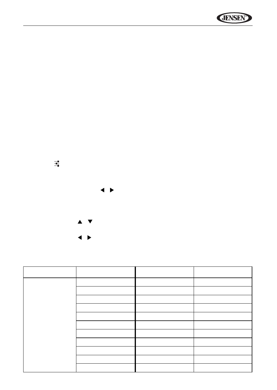 Vm9424, Volume adjustment, Audio control menu | Jensen VM9424 User Manual | Page 16 / 120