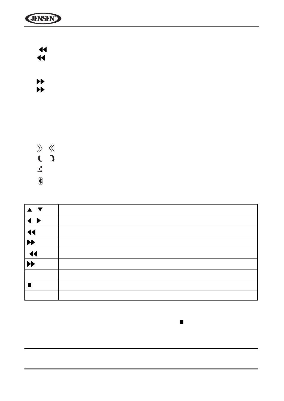 Vm9424 touch buttons, Selecting fm/am band | Jensen VM9424 User Manual | Page 25 / 120