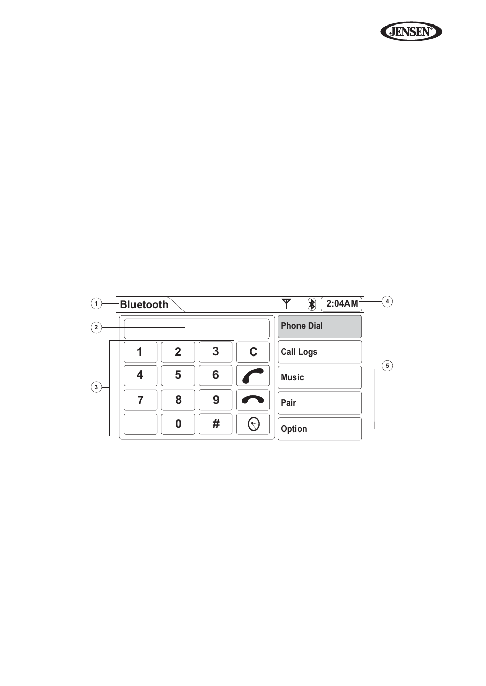 Vm9424, Accessing bluetooth mode | Jensen VM9424 User Manual | Page 48 / 120