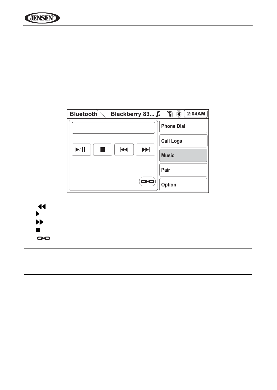 Vm9424 bluetooth streaming music | Jensen VM9424 User Manual | Page 53 / 120