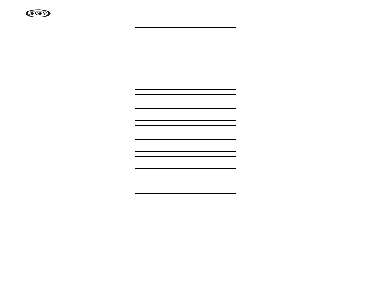 Jensen UV9 User Manual | Page 30 / 84