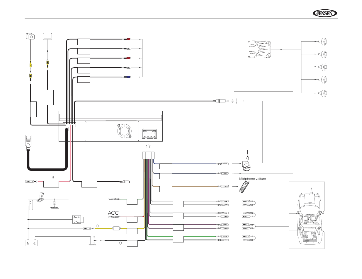 Câblage | Jensen UV9 User Manual | Page 57 / 84