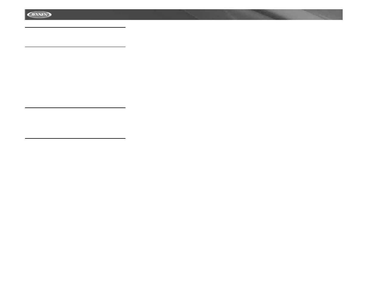 Vm9311 | Jensen Mobile Multimedia AM/FM/DVD Receiver VM9311 User Manual | Page 36 / 90