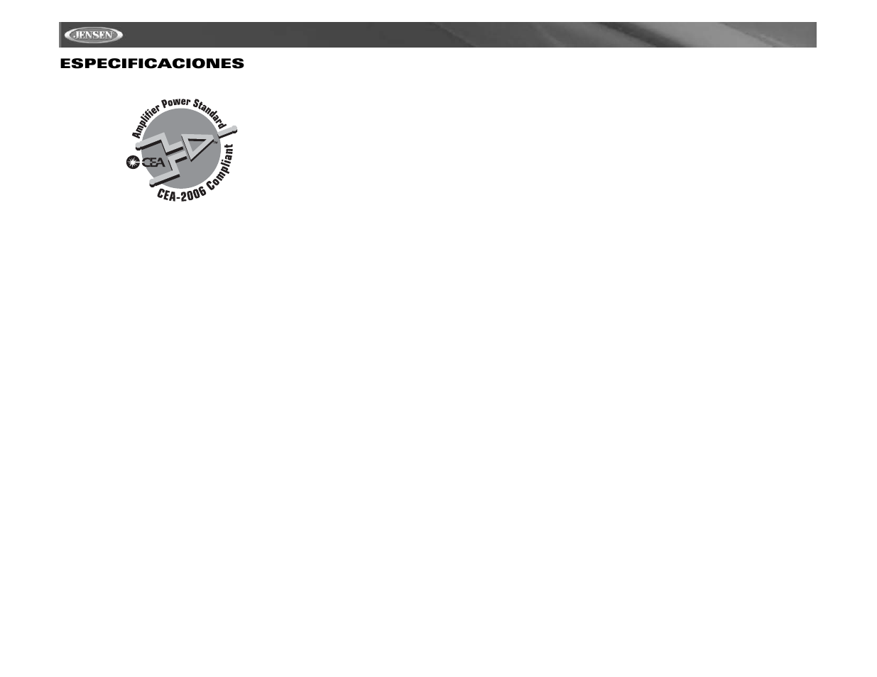 Vm9311 especificaciones, Garantia limitade de 12 meses | Jensen Mobile Multimedia AM/FM/DVD Receiver VM9311 User Manual | Page 62 / 90
