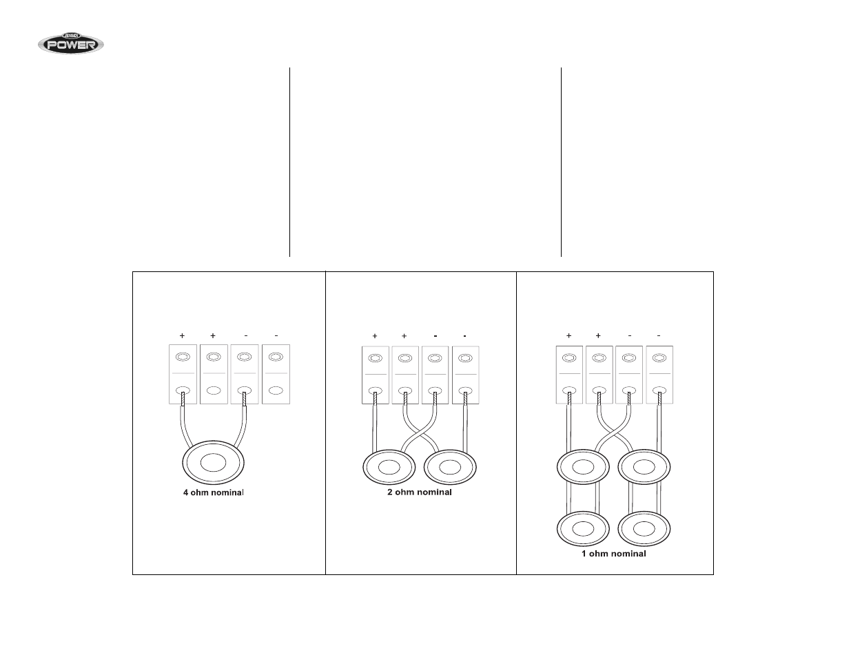 Wiring (continued) | Jensen POWER JPA1000D User Manual | Page 8 / 21