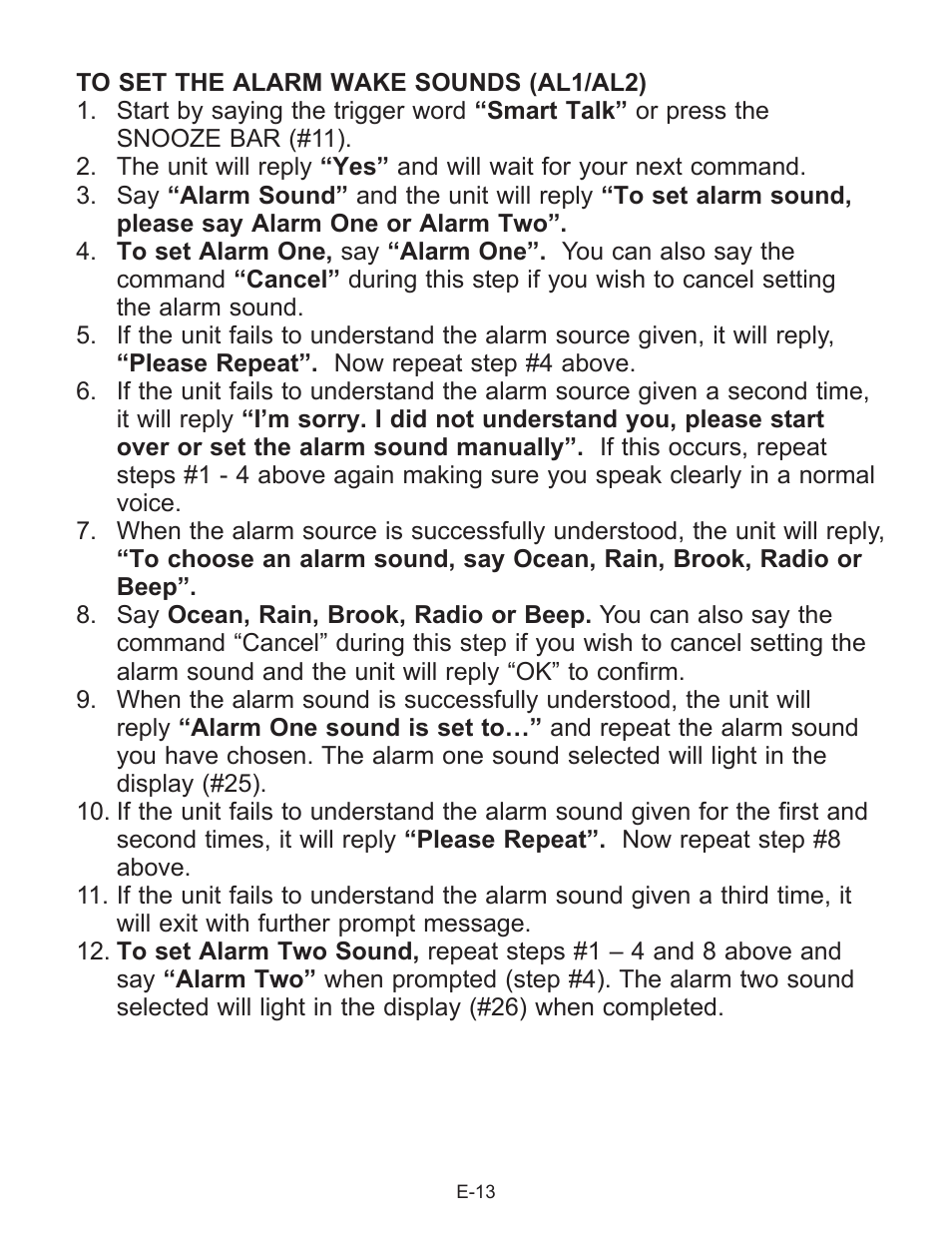 Jensen Smart Talk JCR-290 User Manual | Page 14 / 25