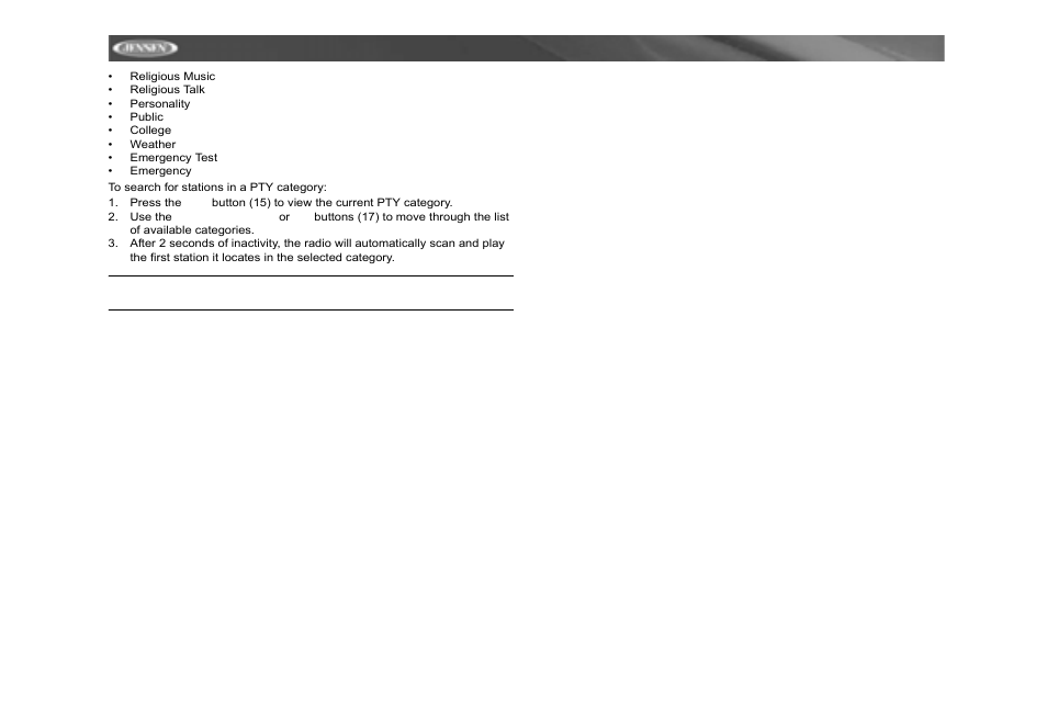 Jensen MP6212 User Manual | Page 12 / 24