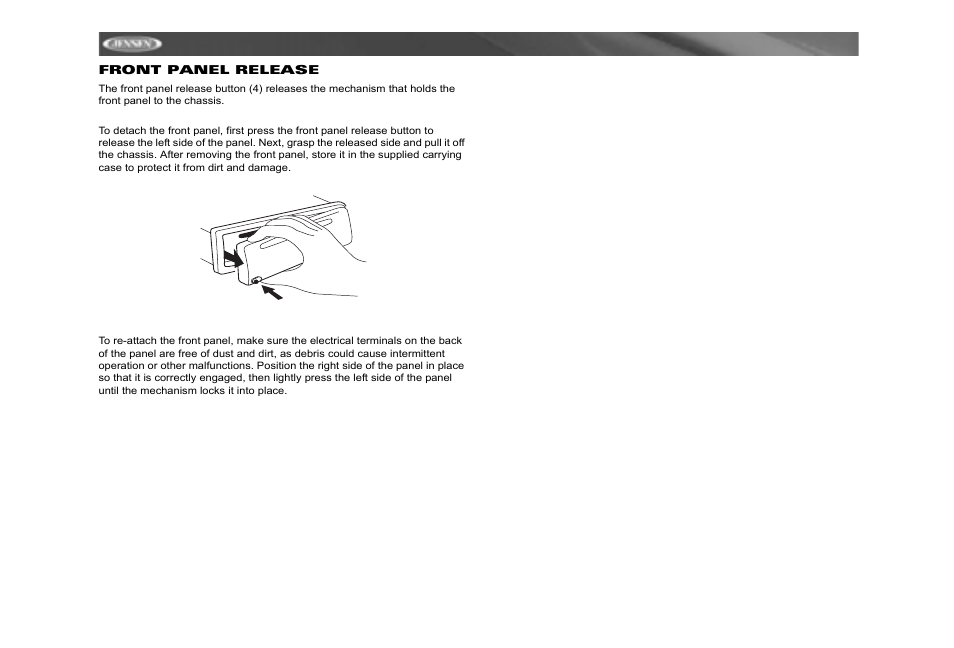 Jensen MP6212 User Manual | Page 8 / 24