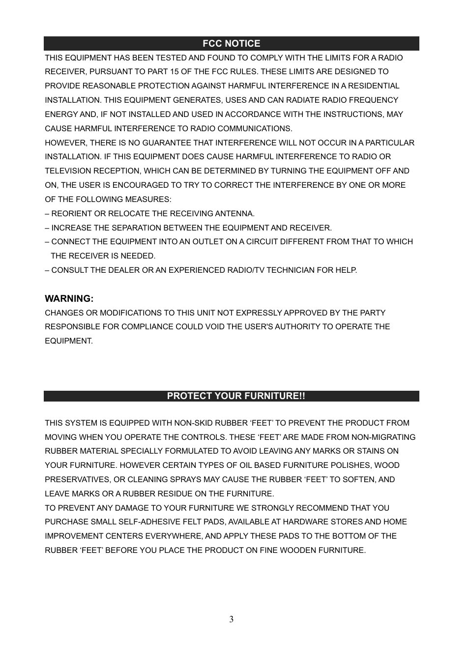 Jensen Studehaker SB6052 User Manual | Page 4 / 9