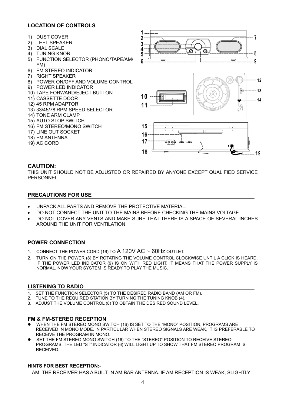 Jensen Studehaker SB6052 User Manual | Page 5 / 9