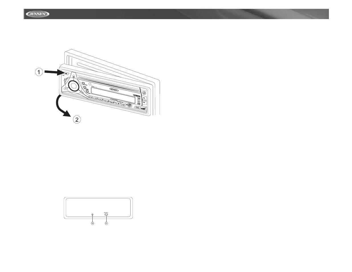 Cd6111 | Jensen CD6111 User Manual | Page 10 / 40