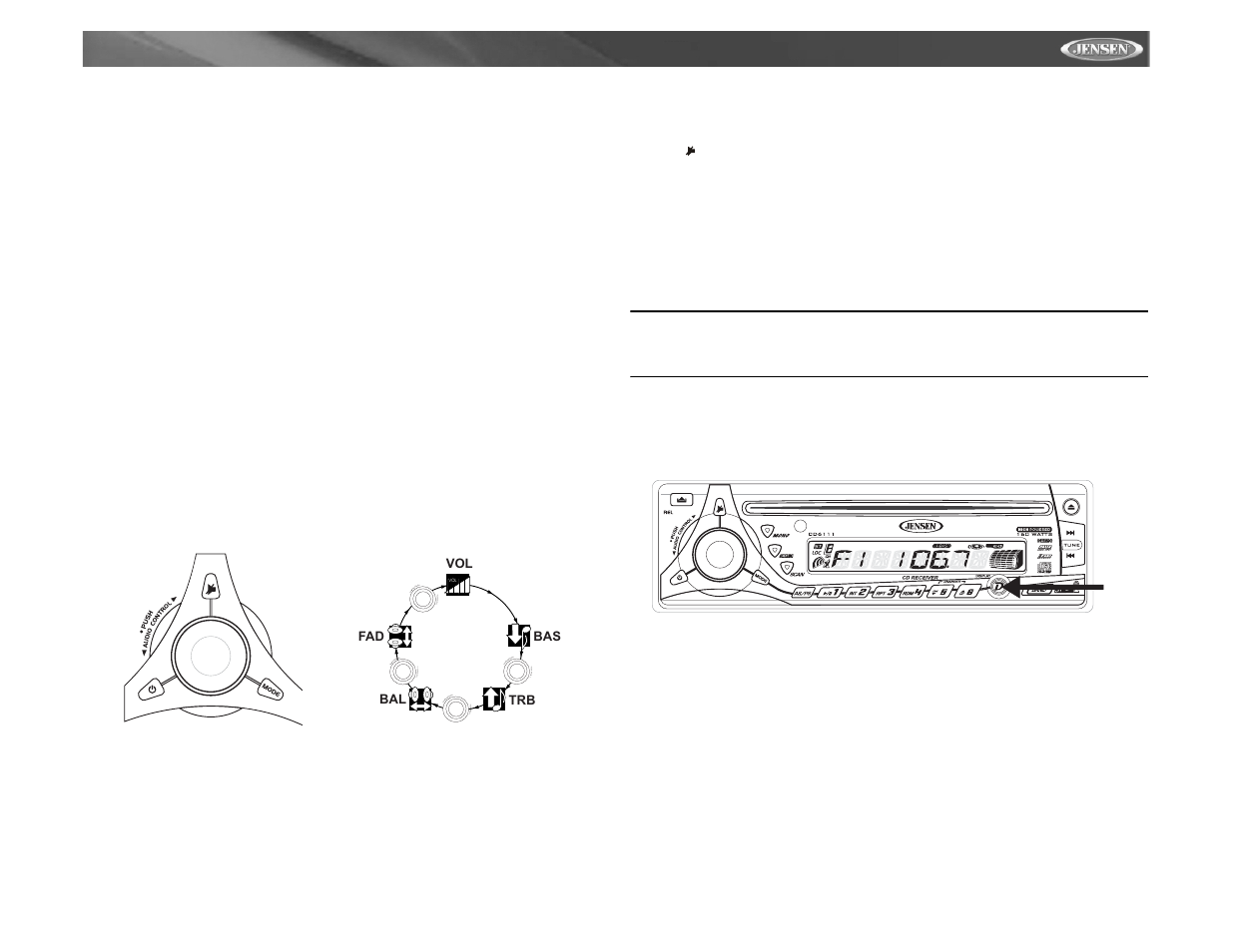 Jensen CD6111 User Manual | Page 21 / 40