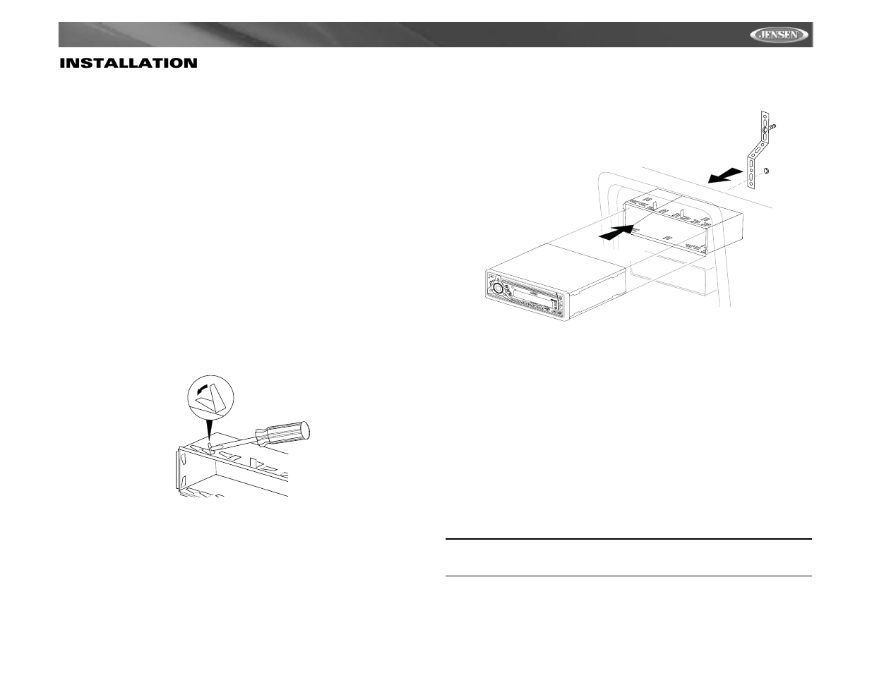 Cd6111 installation | Jensen CD6111 User Manual | Page 31 / 40