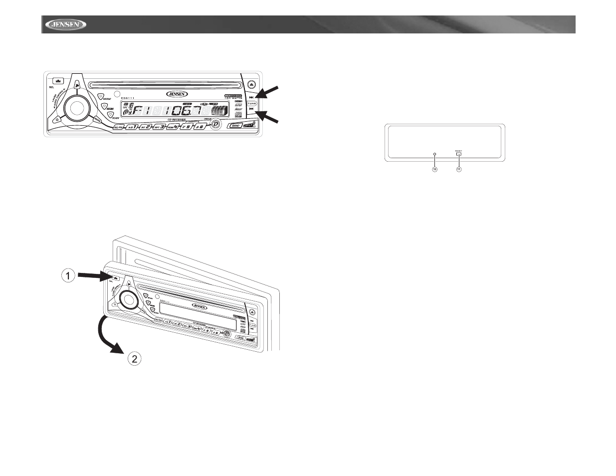 Cd6111 | Jensen CD6111 User Manual | Page 34 / 40