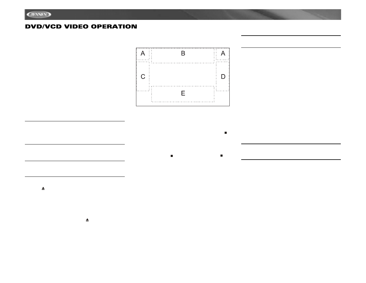 Vm9311ts dvd/vcd video operation | Jensen vm9311ts User Manual | Page 22 / 96