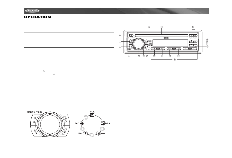 Jensen CD6112 User Manual | Page 10 / 24