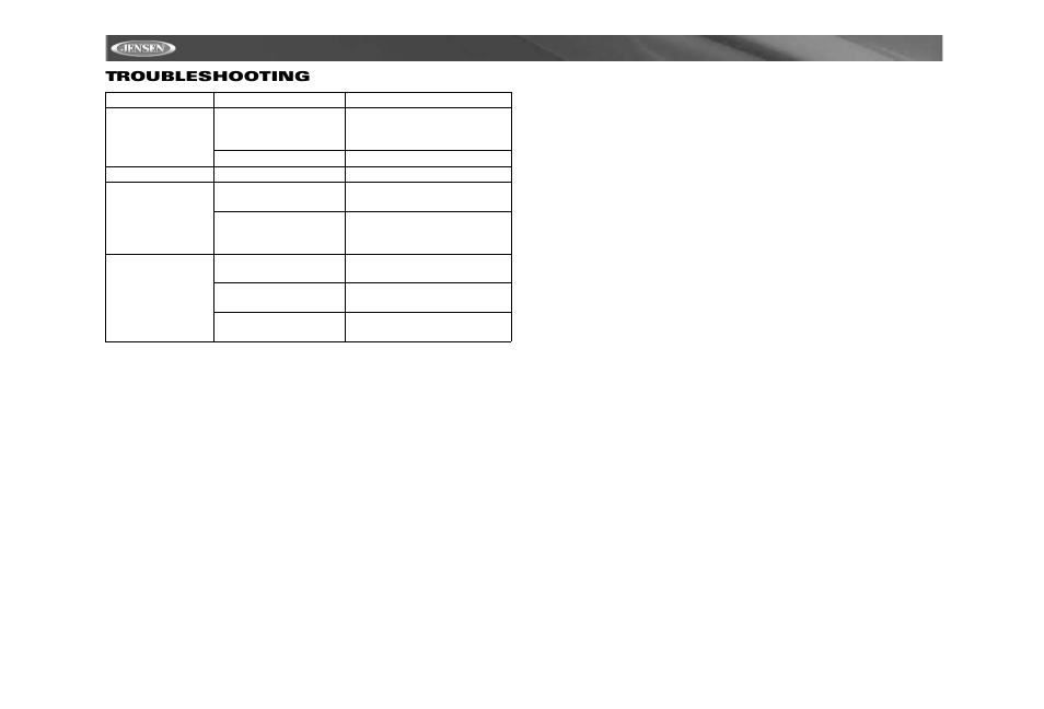 Jensen CD6112 User Manual | Page 16 / 24