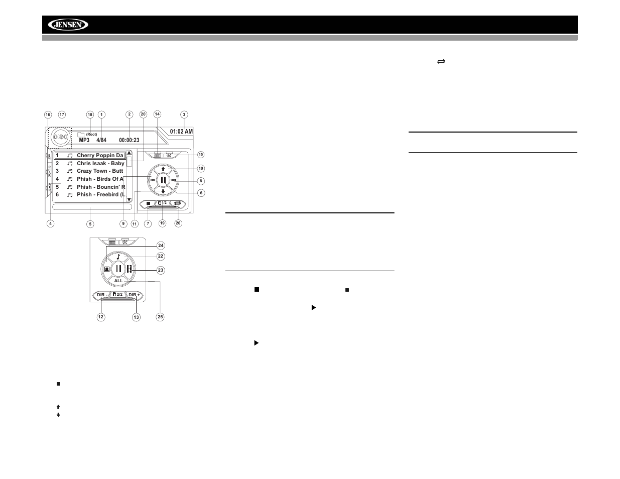 Vm9022hd | Jensen VM9022HD User Manual | Page 32 / 46