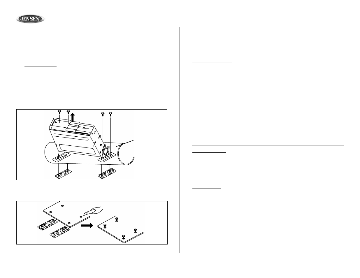 Ch1002 | Jensen CH1002 User Manual | Page 10 / 17