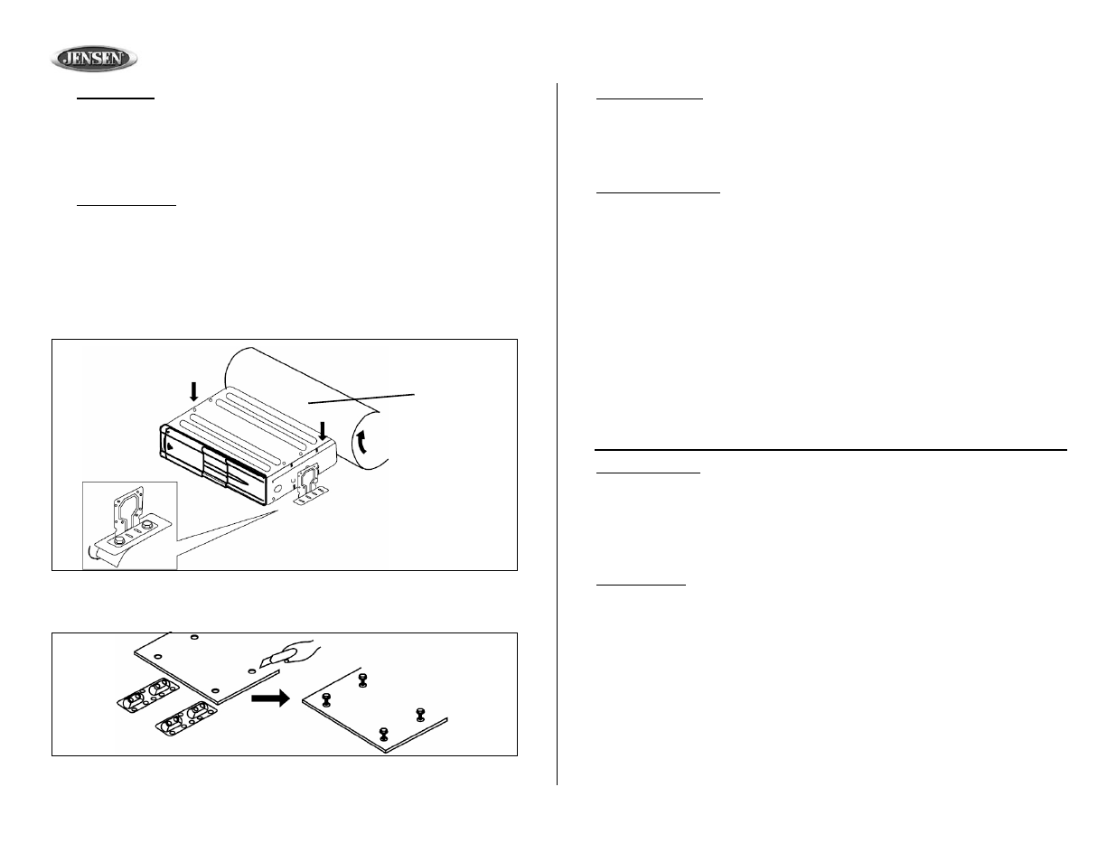 Ch1002 | Jensen CH1002 User Manual | Page 6 / 17