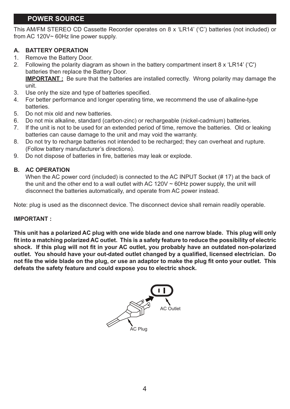 Jensen Hello Kitty KT2028A User Manual | Page 5 / 10