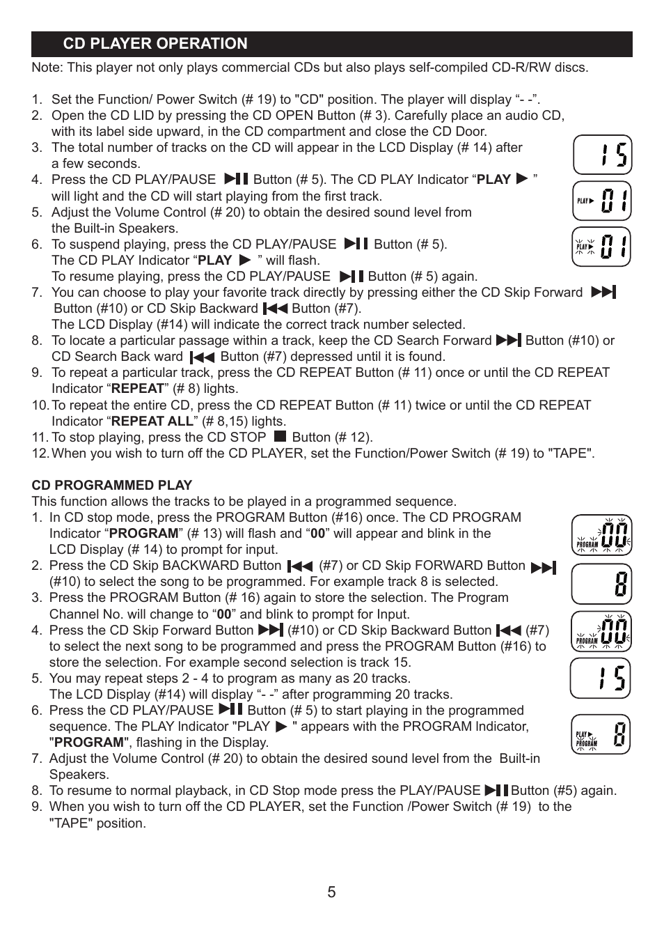 Jensen Hello Kitty KT2028A User Manual | Page 6 / 10