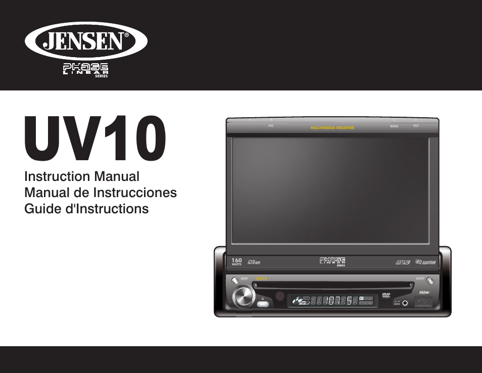 Jensen Phase Linear UV10 User Manual | 90 pages