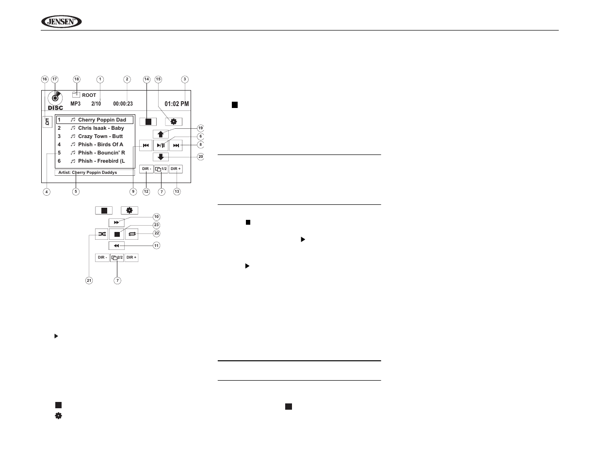 Uv10 | Jensen Phase Linear UV10 User Manual | Page 22 / 90