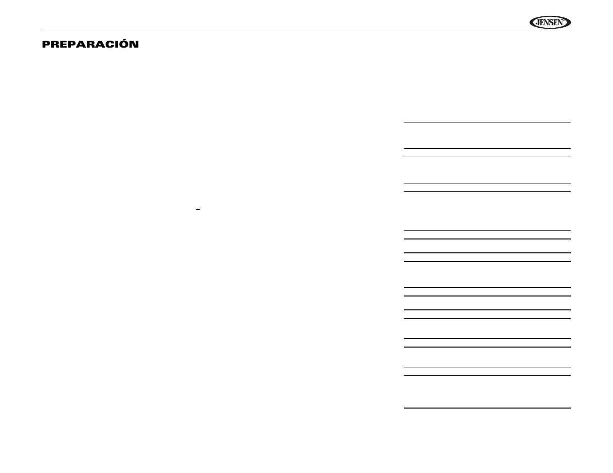 Uv10 preparación | Jensen Phase Linear UV10 User Manual | Page 31 / 90