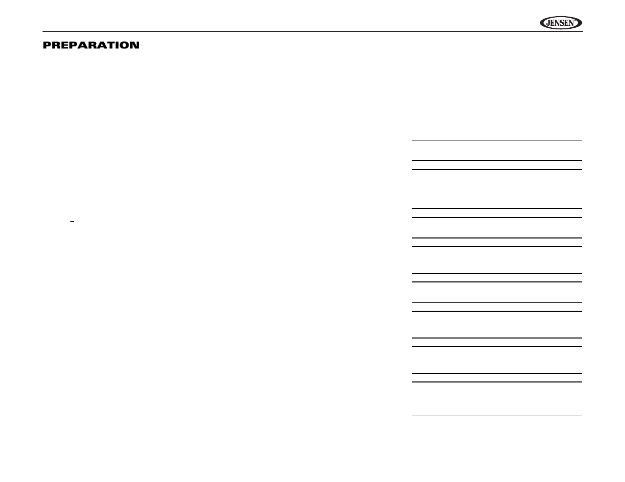 Uv10 preparation | Jensen Phase Linear UV10 User Manual | Page 59 / 90