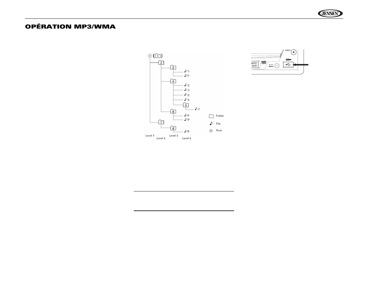 Uv10 opération mp3/wma | Jensen Phase Linear UV10 User Manual | Page 75 / 90