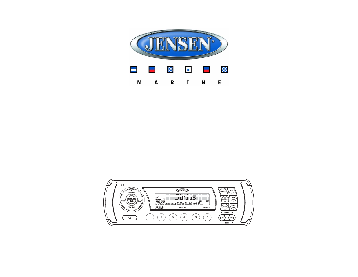 Jensen WMS190 User Manual | 32 pages