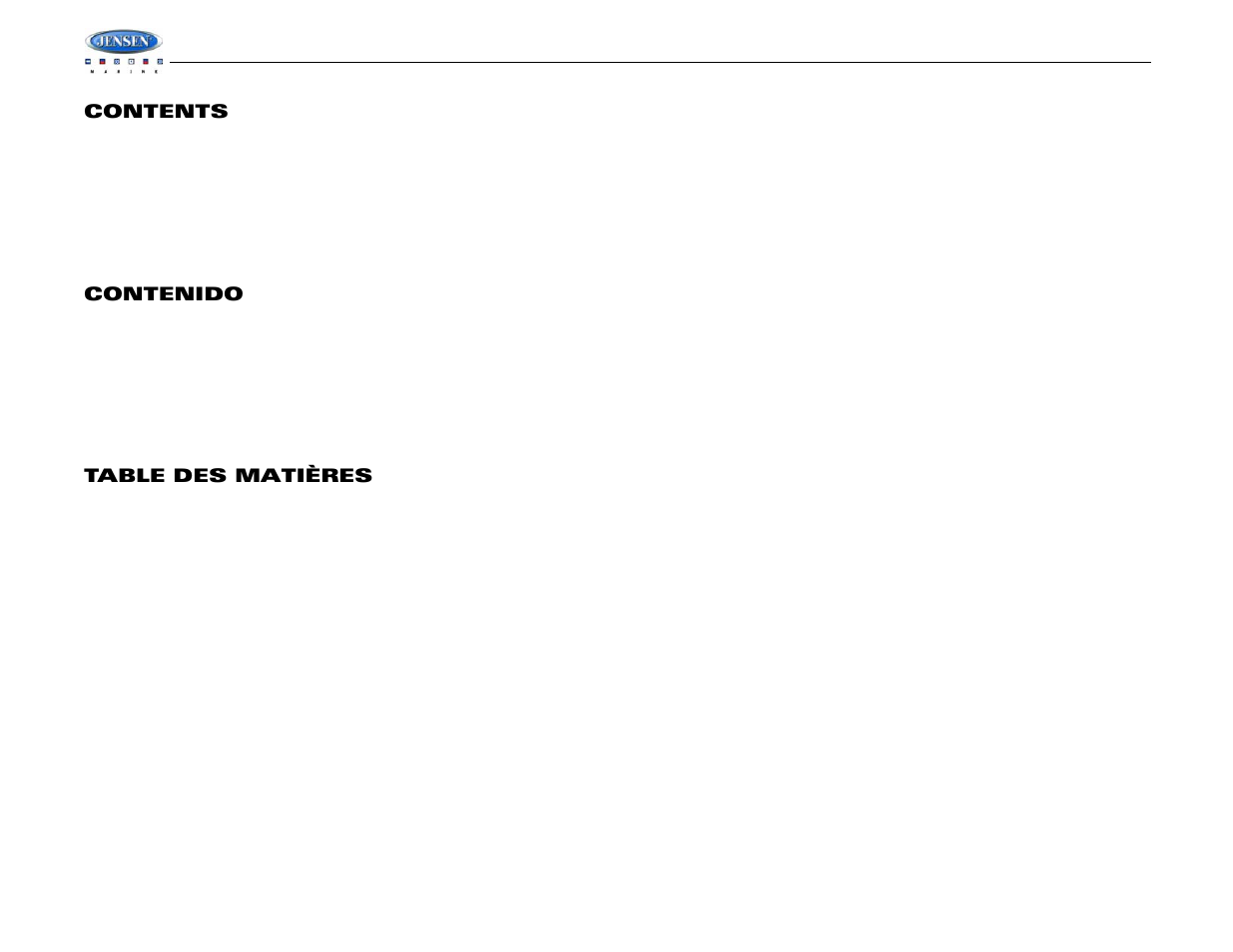 Jensen WMS190 User Manual | Page 2 / 32