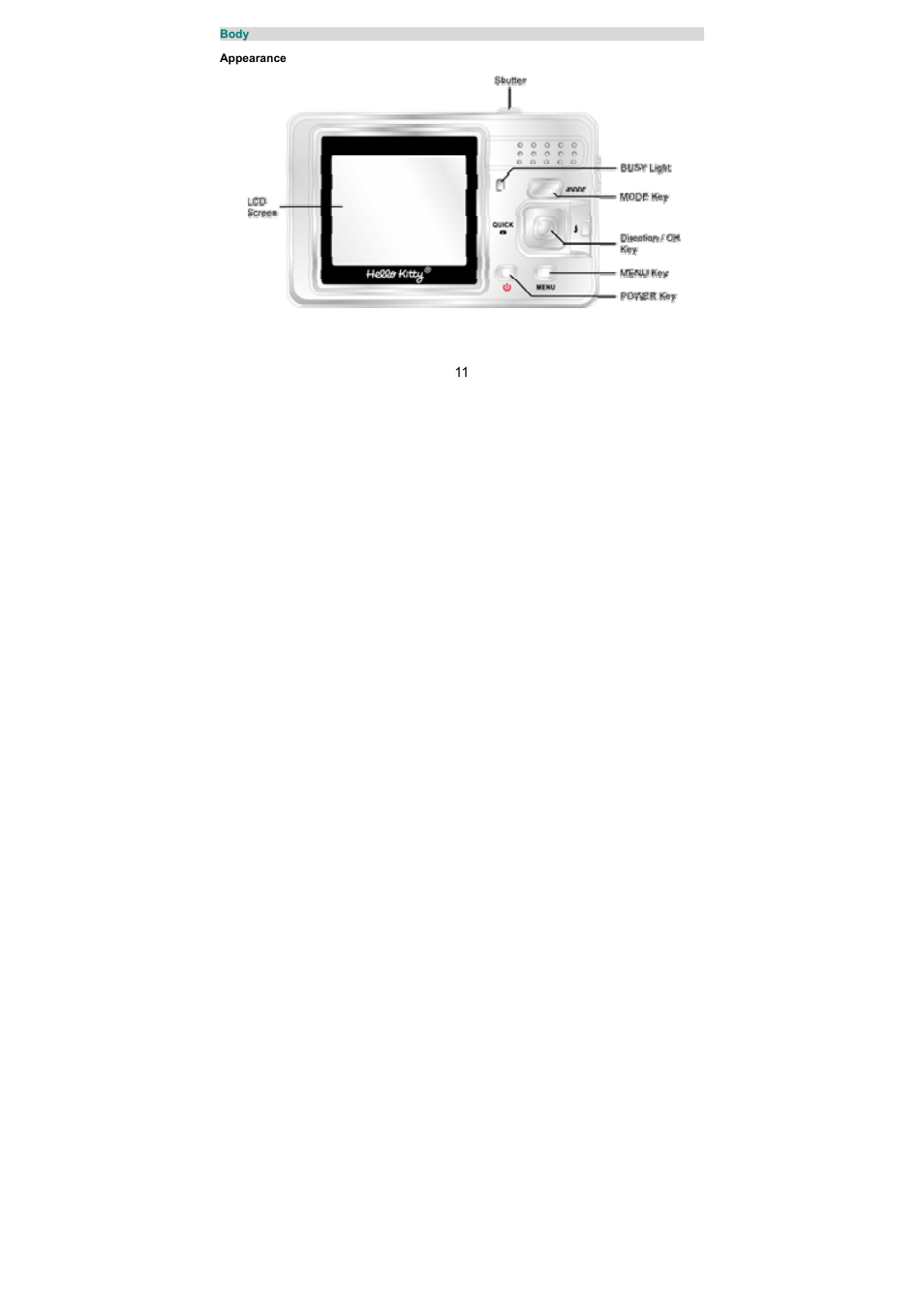 Jensen Hello Kitty KT7015A User Manual | Page 11 / 44
