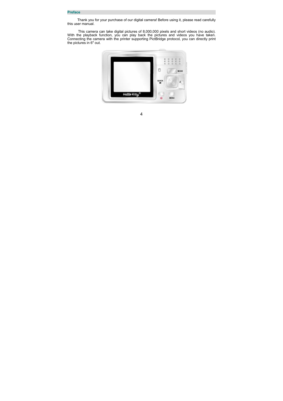 Jensen Hello Kitty KT7015A User Manual | Page 4 / 44