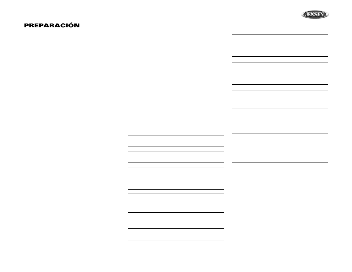 Vm9510ts, Preparación | Jensen VM9510TS User Manual | Page 31 / 82