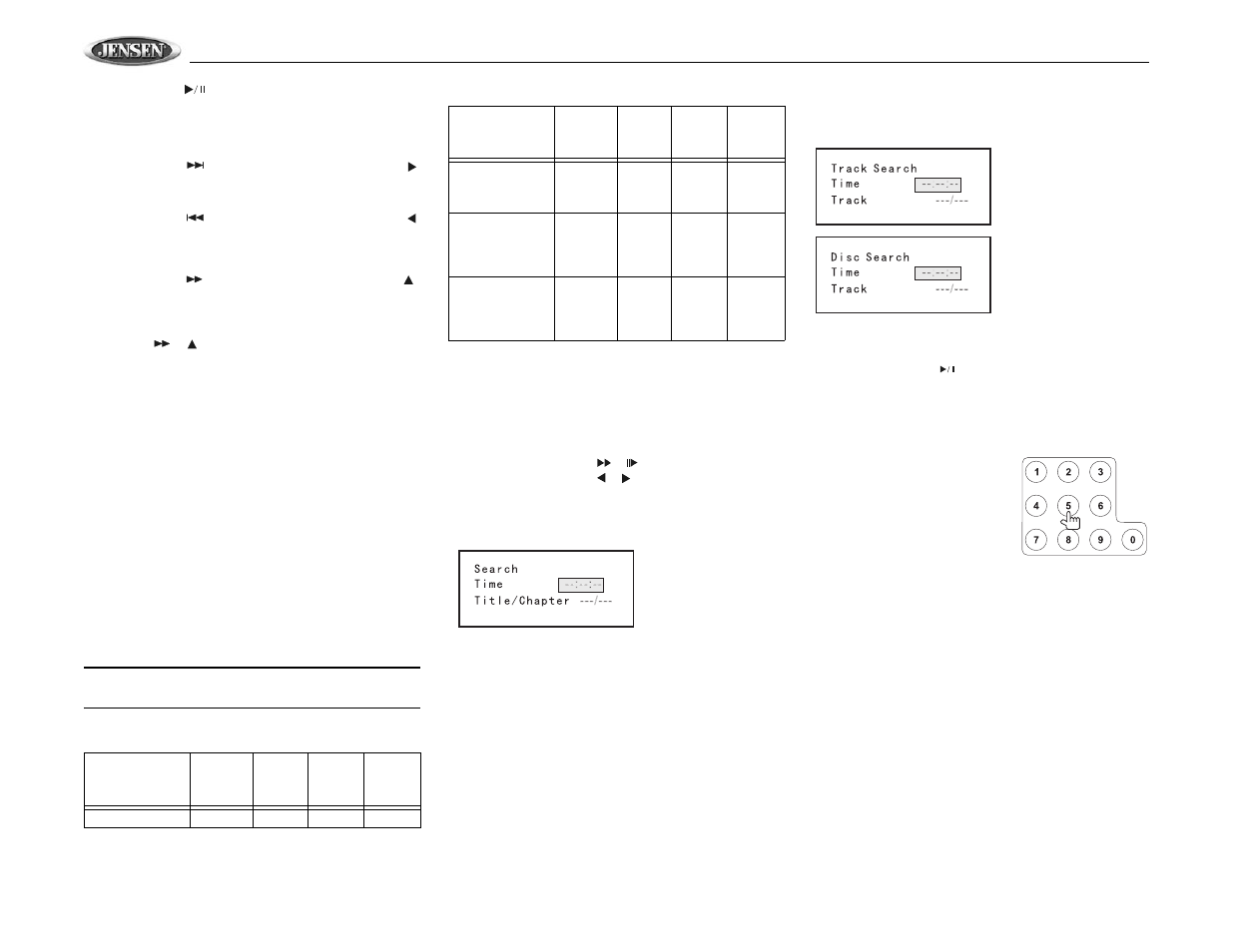 Vm9510ts | Jensen VM9510TS User Manual | Page 46 / 82