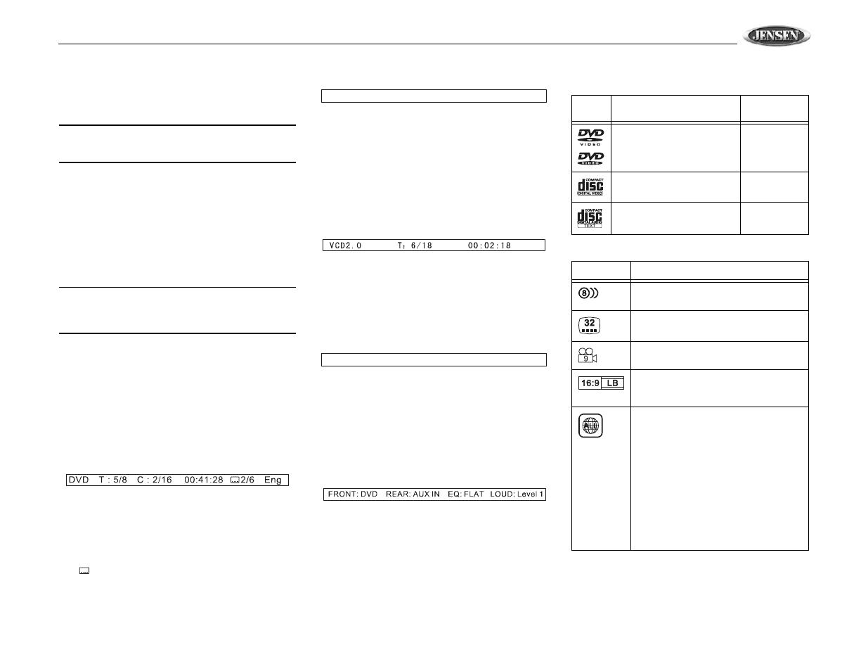 Vm9510ts | Jensen VM9510TS User Manual | Page 47 / 82