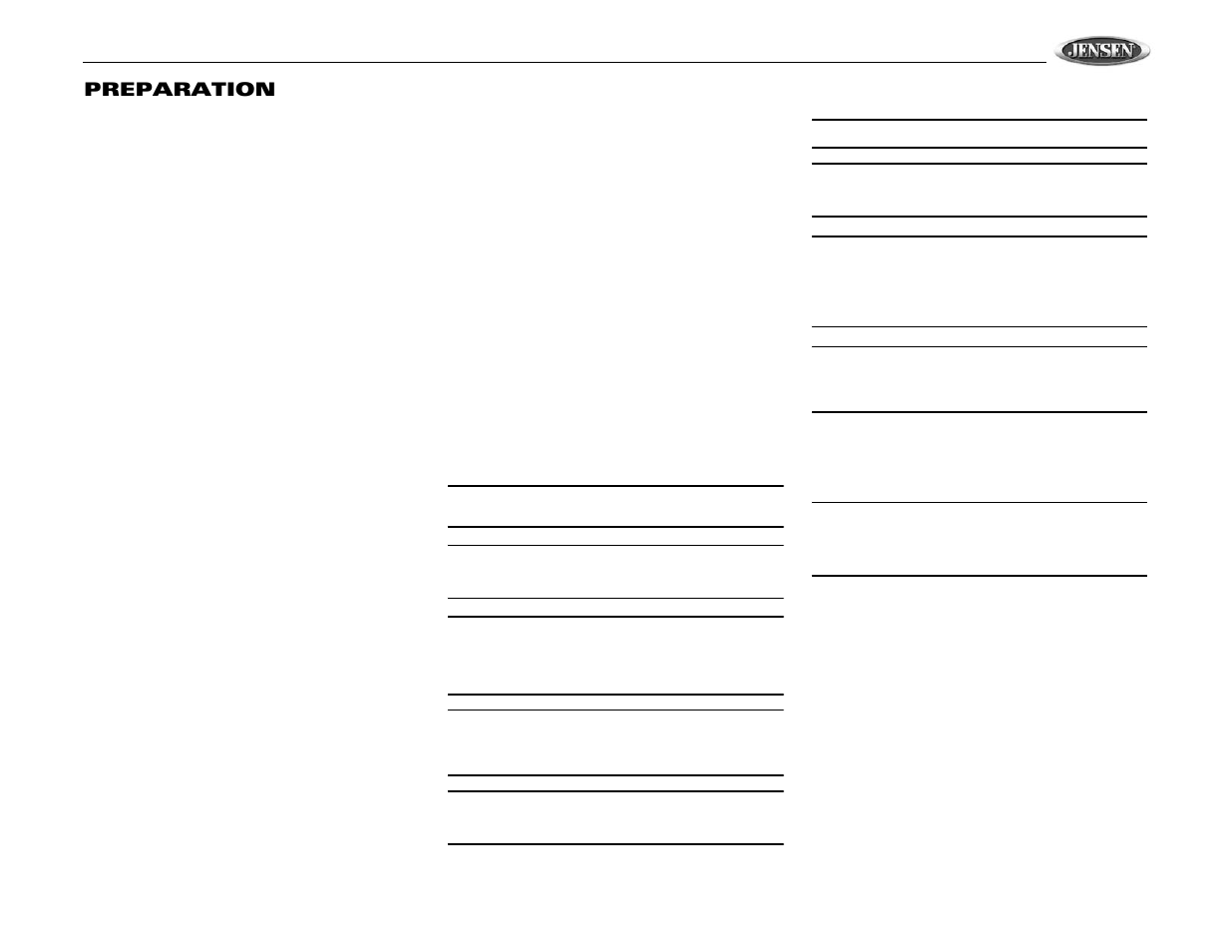 Vm9510ts, Preparation | Jensen VM9510TS User Manual | Page 57 / 82