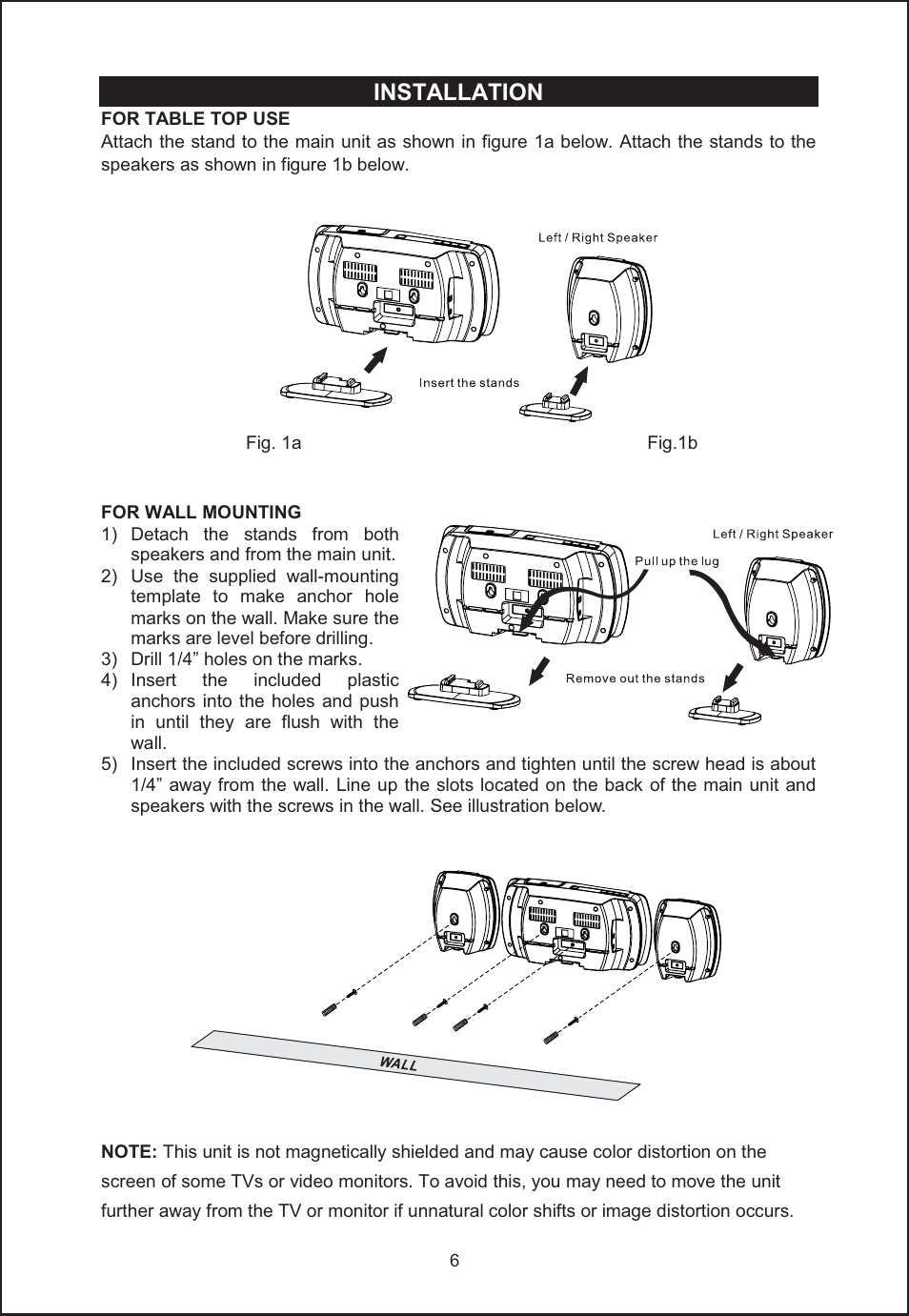 Installation | Jensen JIMS-260I User Manual | Page 7 / 22