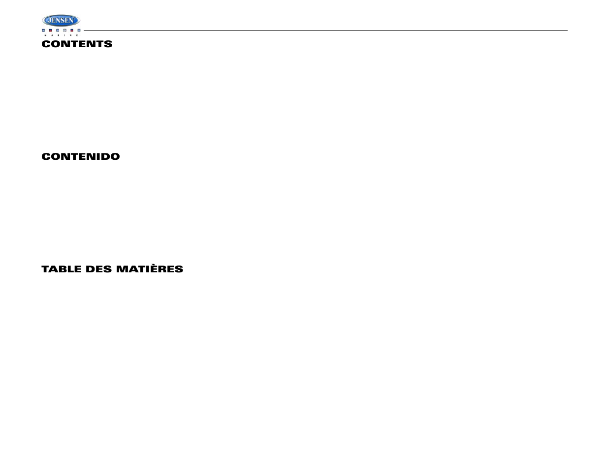 Jensen WATERPROOF AM/FM/RBDS/WB/CDP/SIRIUS/IPOD READY MSR7007 User Manual | Page 2 / 44