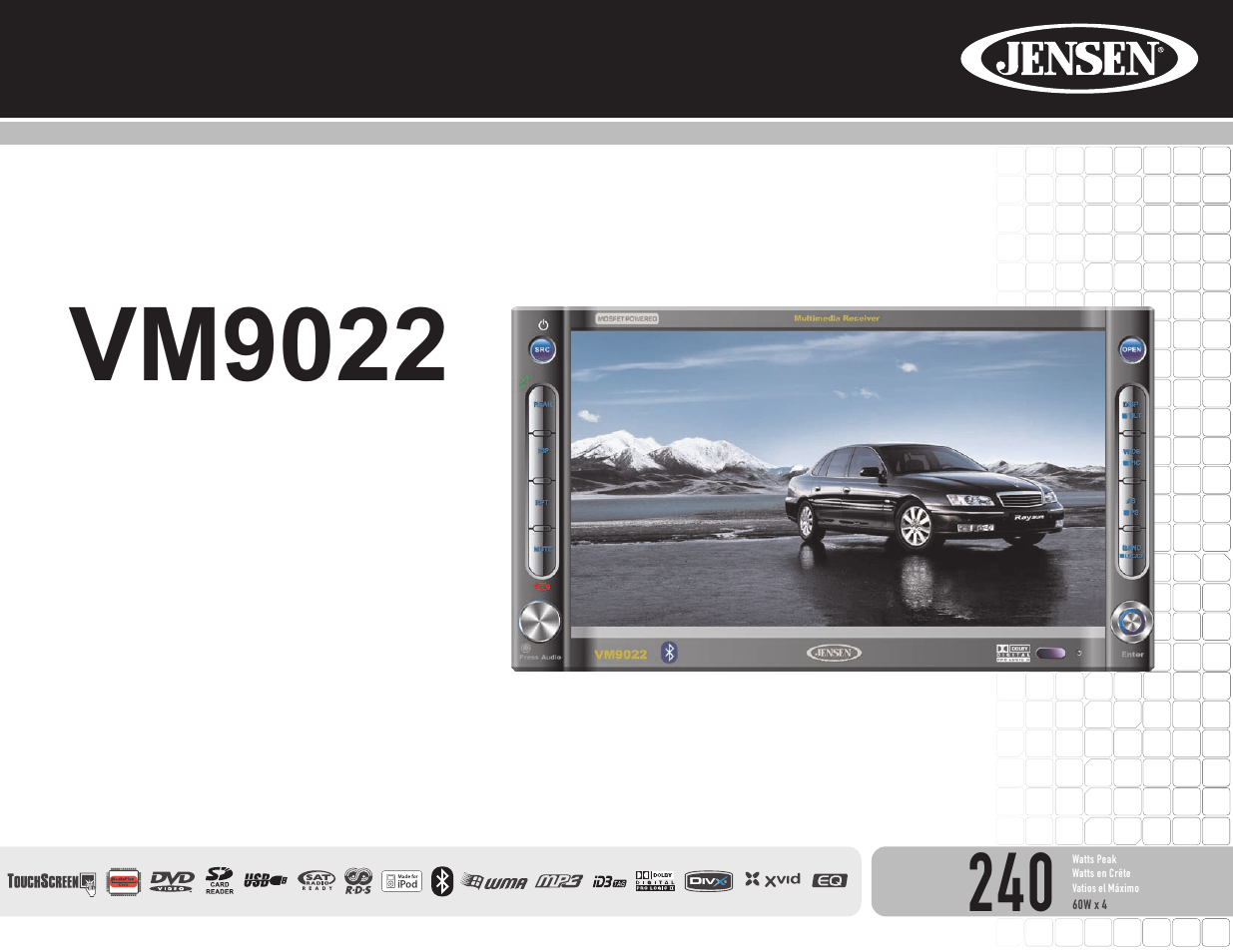 Jensen VM9022 User Manual | 124 pages