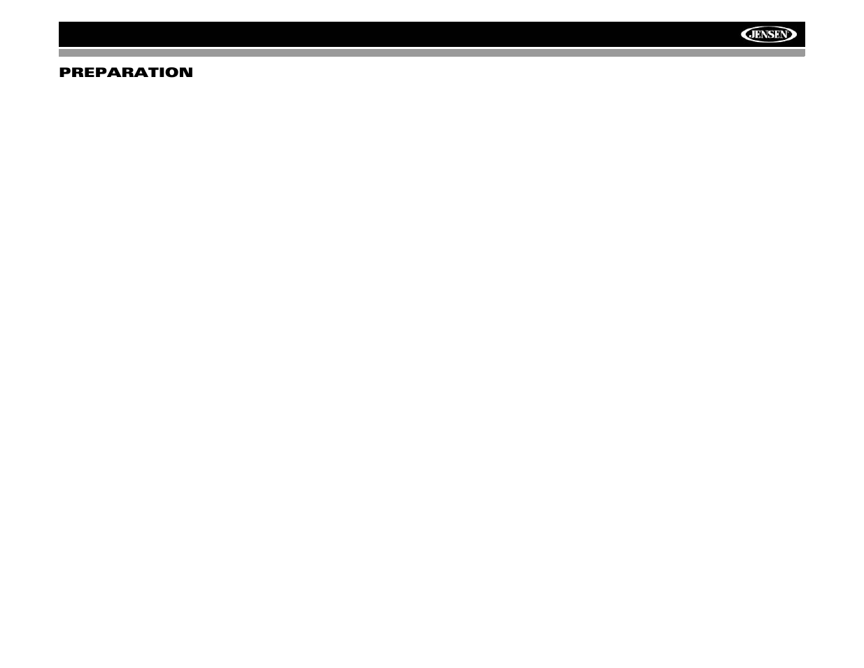 Vm9022 preparation | Jensen VM9022 User Manual | Page 81 / 124