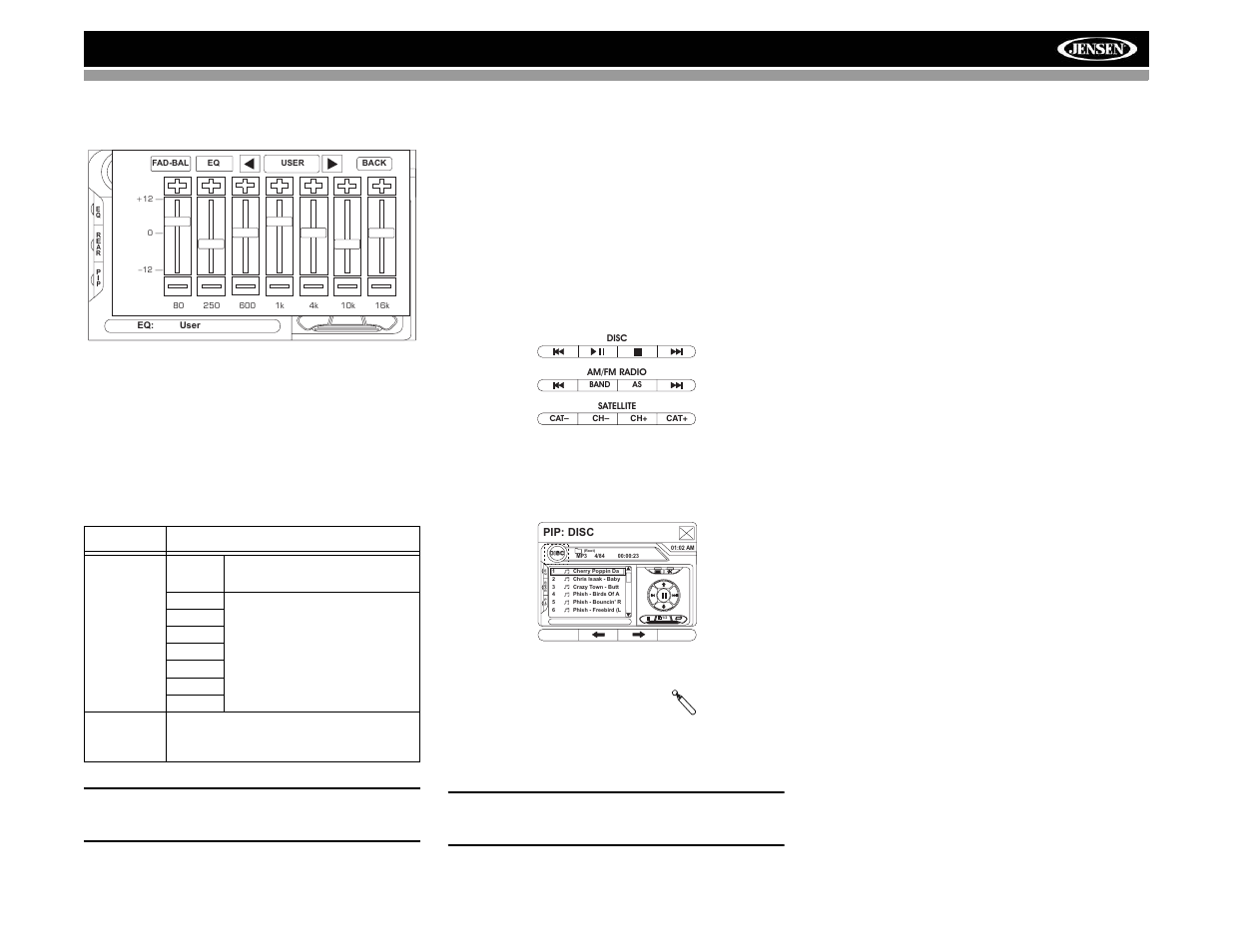 Vm9022, Options d'affichage alternatives, Réinitialisation du système | Fonction options d'ajustements | Jensen VM9022 User Manual | Page 95 / 124