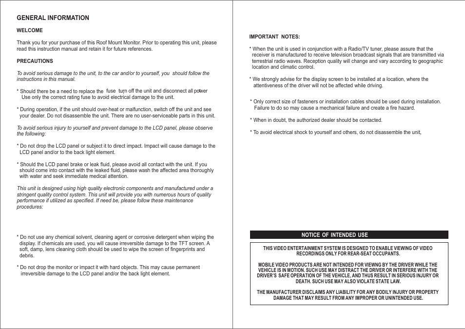 Jensen OVERHEAD 15" JE1569FDM User Manual | Page 2 / 4
