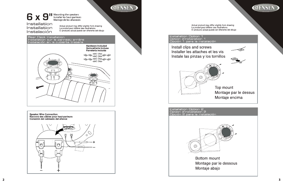 Jensen JS692 User Manual | Page 3 / 3