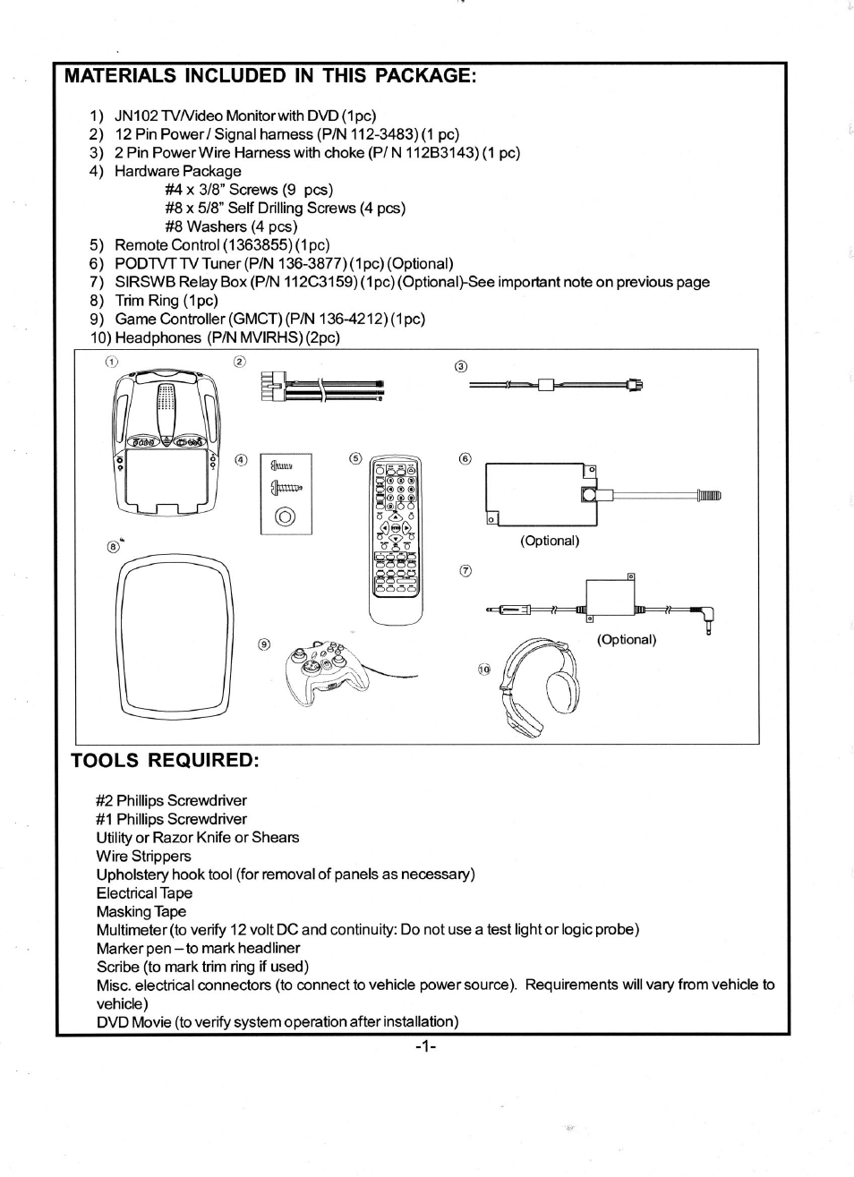 Jensen JN102 User Manual | Page 3 / 11